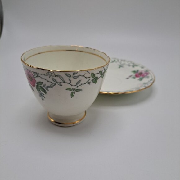 Delphine Wild Rose Teacup and Saucer - Picture 9 of 14